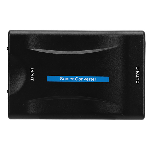 HD Multimedia Interface til Scart Konverter ABS Video Adapterboks for TV DVD-spillere