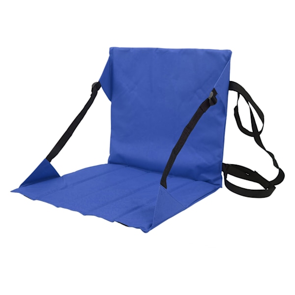 Fällbar Stadiumsits Lättviktsbärbar Oxford Cloth Stadium Bleacher Sittdyna för Camping Picnic Blå