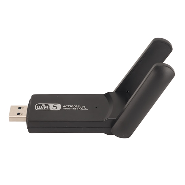 1300M USB WiFi-adapter 2,4G 5,8G USB3.0-interface Plug and Play WiFi-adapter med dobbelt antenner til tablets Bærbare computere
