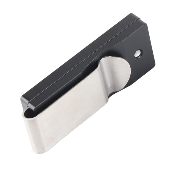 Aluminium Kø Kridtholder Clip Ottekantet Universal 3 Lag Billard Pool Kø Kridtboks Holder Billard Tilbehør Sort