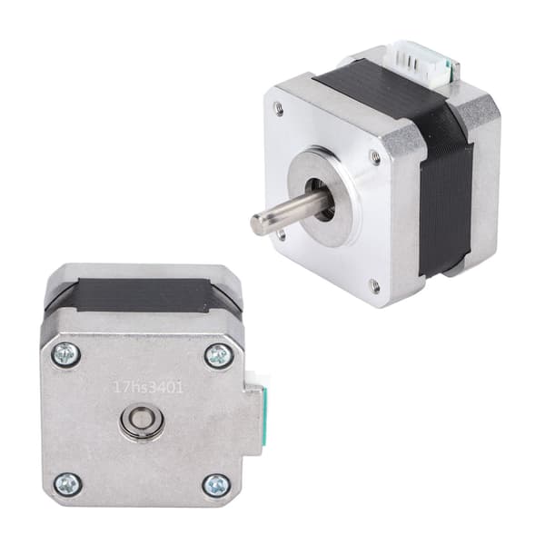 【NX】42‑34 Motor Støjsvag Stabil Drift 3D Printer Steppermotor til Ender‑3 til CR‑10Sølv