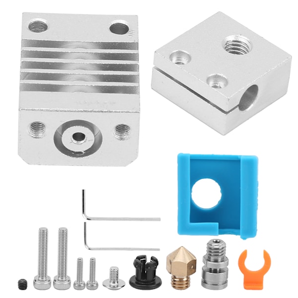 Oppgraderingssett for 3D-skriverekstruder for Ender-3 CR-10 Hot End-tilbehør varmeblokk