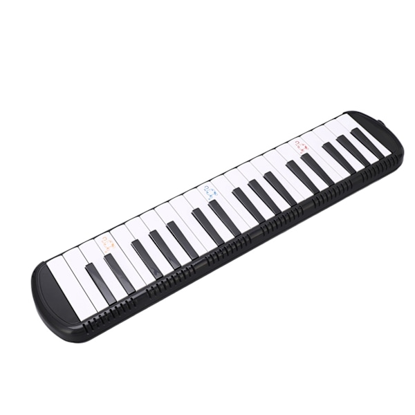 Melodica 37 Key Wind Musical Instrument Vuxen Lämplig för nybörjare Learning Practice Svart