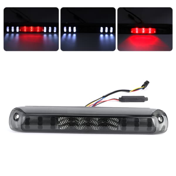 LED High Mount Third Brake Light Bakre Lamp Passar Kompatibel med Chevy Silverado 1500/2500/3500 99-06Black