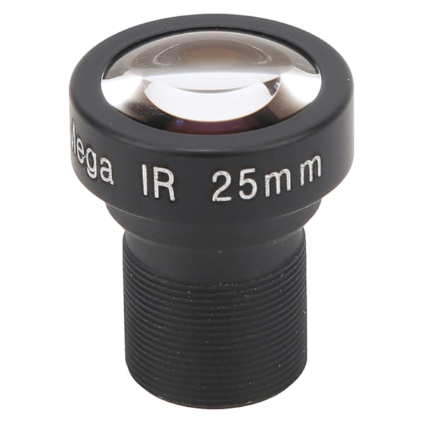 Enkelkortsdator IP-kameraobjektiv 5MP 25mm optisk brännvidd M12xP0.5 Interface F1.7 Ljusflöde