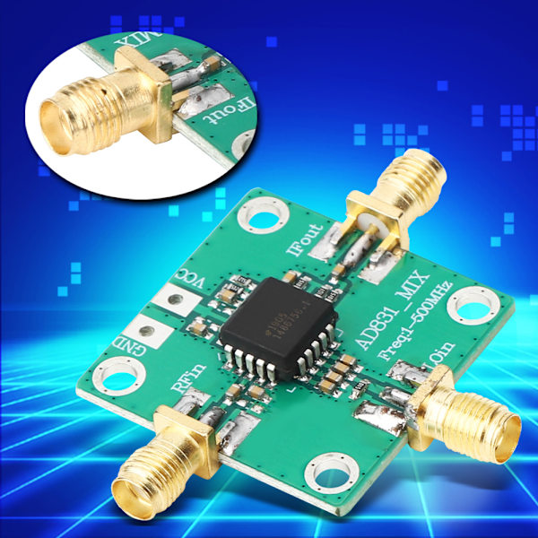 RF-modul Radiotillbehör Single Chip Single Ended Strömförsörjning Högfrekvent 0,1-500MHz