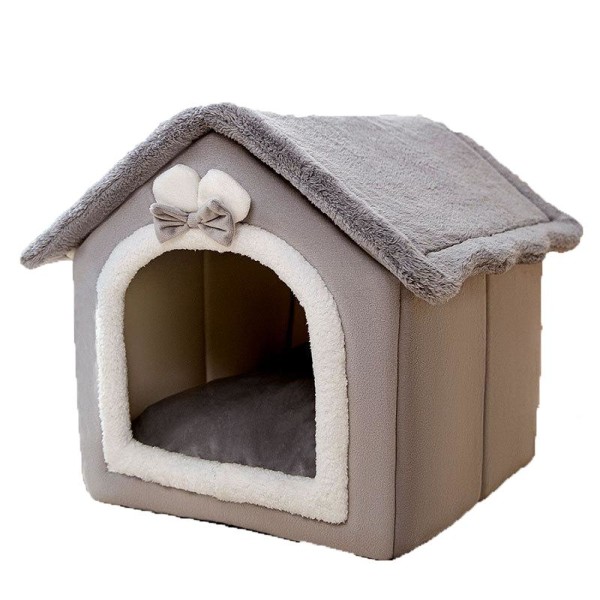 HANBING Husdjursmøbler | Four Seasons Avtagbar og vaskebar Universal Pet Nest (M) Grå kanin