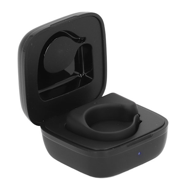Fjärrkontroll Scrollring Bluetooth APP Page Turner ABS Kamera Fjärrstyrd slutare Selfie-knapp med laddningsfodral för mobiltelefon Svart