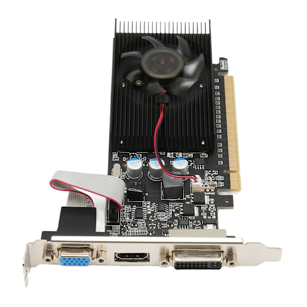 Näytönohjain 810MHz 1000MHz 2560x1600 Tietokoneen näytönohjain HD-videolle ja toimistokäyttöön GT610 1GD3 64BIT