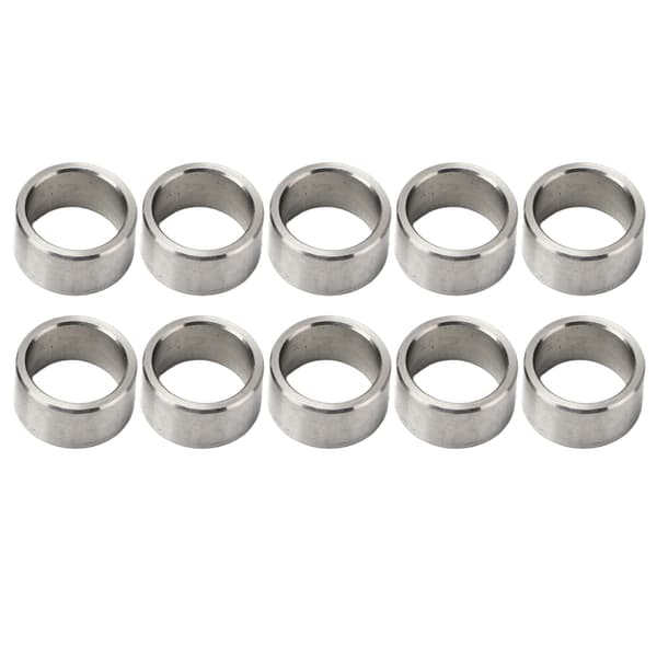 10 stk. skive afstandsskive 15 mm udvendig diameter 12 mm ID rustfrit stål tilbehørsdelsæt kit3515-0015-0080