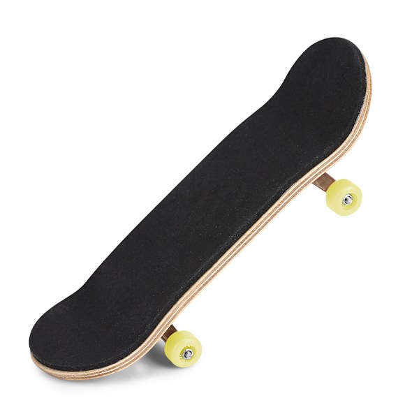 1. Lönnpuu Alloy Gripboard Sormi Skateboardit Laatikon kanssa Paineen vähentäminen Lahjat Keltainen