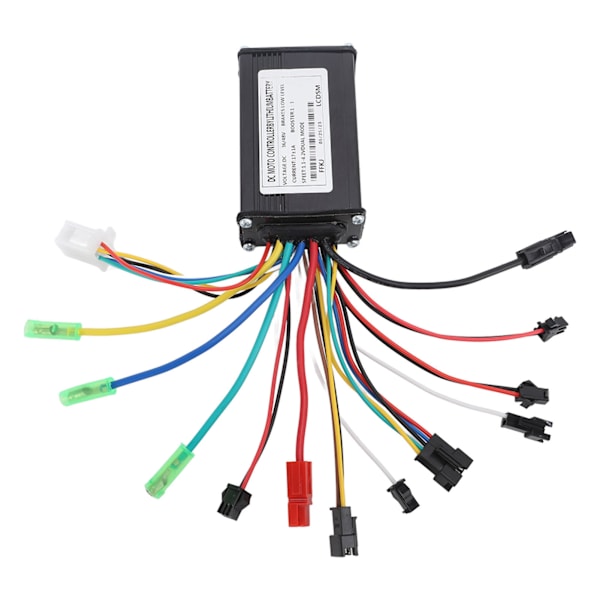 17A 36V 48V DC-motorhastighetsregulator Elektrisk cykel Elcykel Elsparkcykel 3-läges sinusvågsregulator för 250W till 350W motor