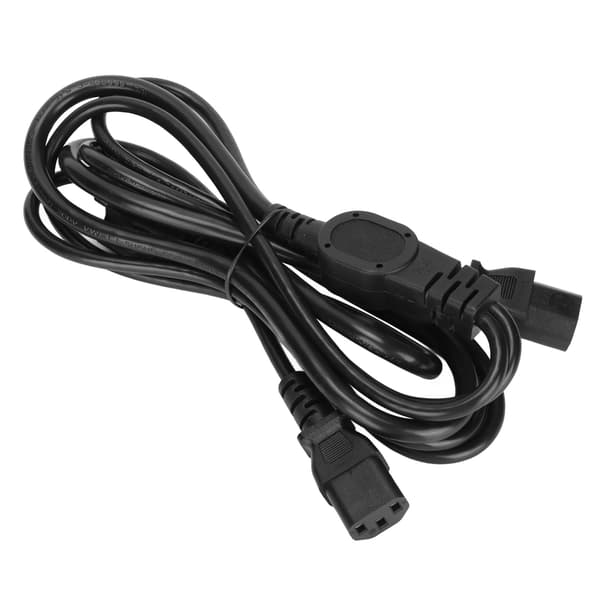 Computerstrømkabel 5-15P han til dobbelt IEC320 C13 hun Y-form PC-strømforsyningskabel US-stik 125-250V 2m / 6.6ft (JD3263)