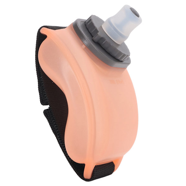 200 ml kannettava rannepullo Kiipeily Kannettava ulkoilmaurheilu Kannettava handsfree rannepullo Puoliläpinäkyvä oranssi