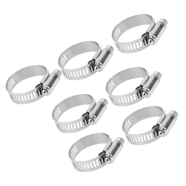 100 st 18-32 mm slangklämma rostfritt stål korsrörsbandfäste med 10 mm bredd