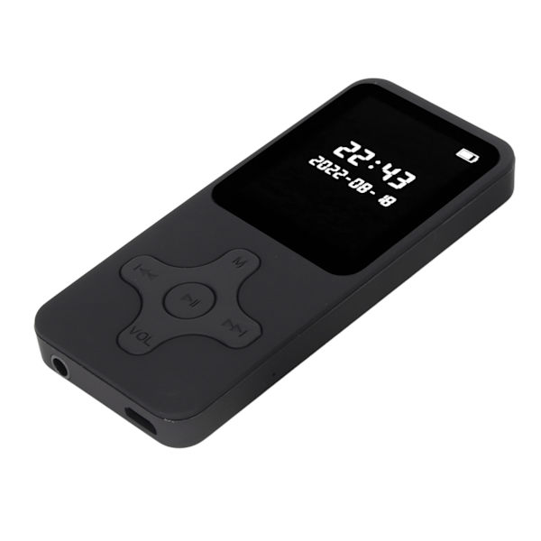MP3 MP4 -soitin Bluetooth 5.0 Ultraohut Digitaalinen LCD 1,77 tuuman näyttö HD-kaiutin FM-radio Kannettava HiFi-musiikkisoitin 64G muistikortilla