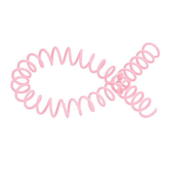 20 st spiralbindningsspolar 30 ark ABS-plast spiralbindningsryggar för pappersvaror Rosa