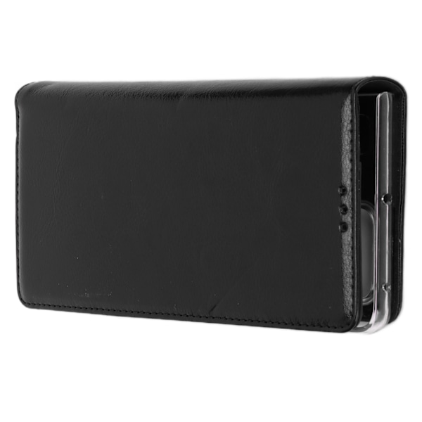 Flip-fodral i läder. Reptåligt, vikbart skyddsfodral i läder till Huawei Mate X2Black