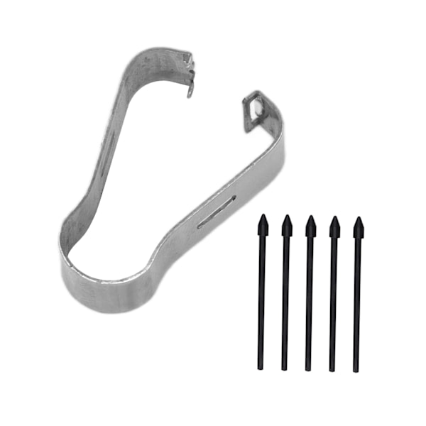 5 stk pennespiss Nøyaktig følsom ripefri bærbar erstatning Touch Stylus Nibs Svart