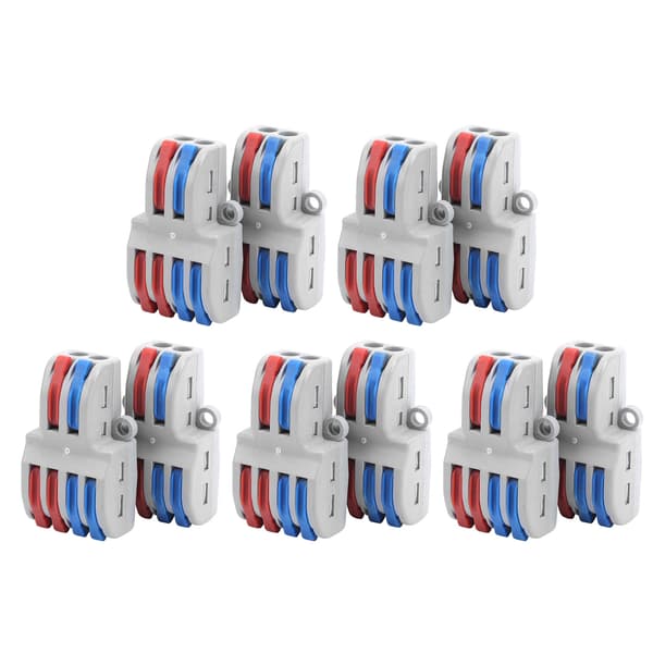 【NX】10 stk kompakte ledningstilkoblinger Spakmutter Koblingsblokk SPL Quick Connect Utstyr SPL-42