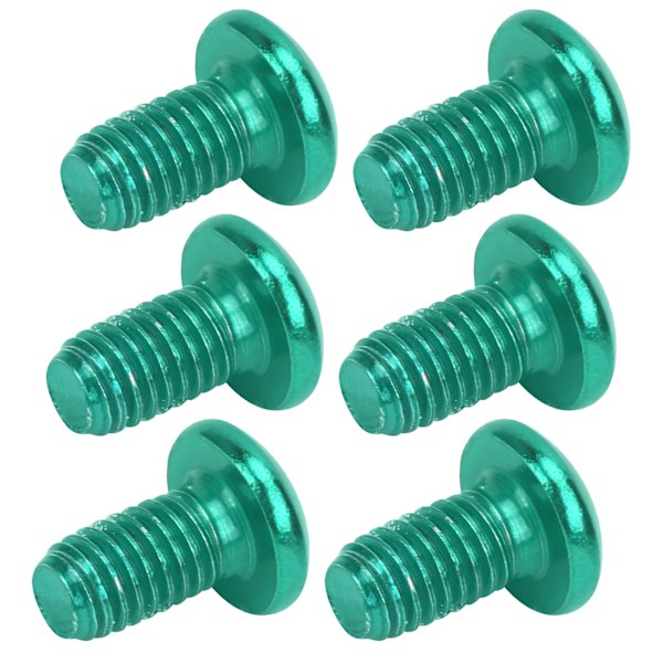 M5x10mm Mountain Bike Bromsskiva Titan Stål Skruv Cykel Universal T25 Head Bolts Grön