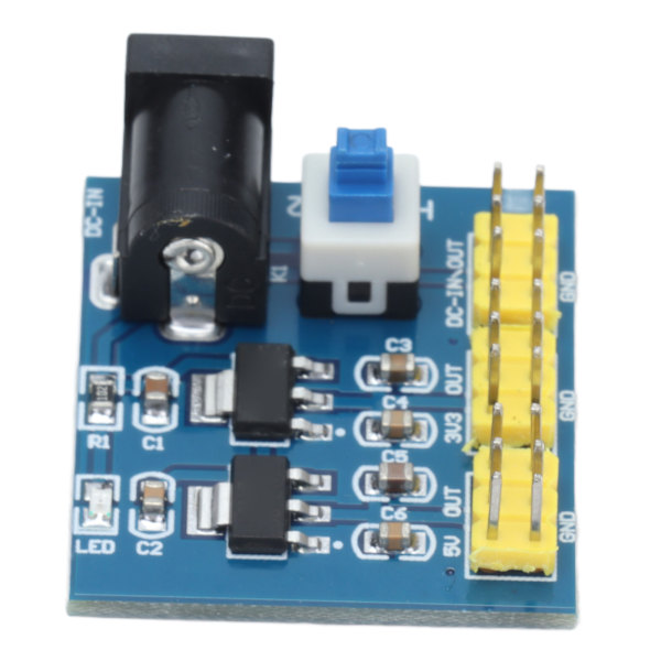 DC‑DC Strømmodul Multi Output Spændingskonverteringskort med Indikator 6V‑12V Input