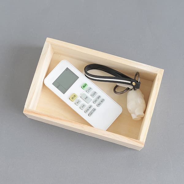 Desktop Bambu Box Organizer Trä Kompatibel medvaringslåda Enkel Kompatibel medvaringslåda