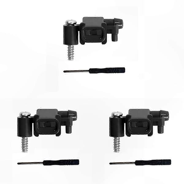 3-pack med utbytesmunstycken för robotdammsugare Jet M6-serien, modellerna 240, 241, 244 – kompatibelt spraymunstyckesset Black