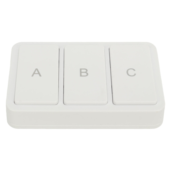 Smart Scene Button Remote 3 Gang Trådløs Fjernbetjening Kontakt til ZigBee til Hjemmet
