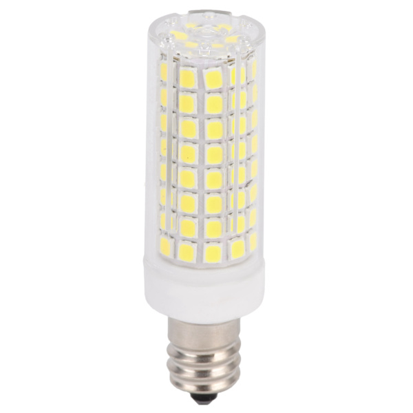E12 102LED-pære 1000LM Majspære Dæmpbar lyskilde til bordlamper Lysekroner 220V 12W Koldhvid