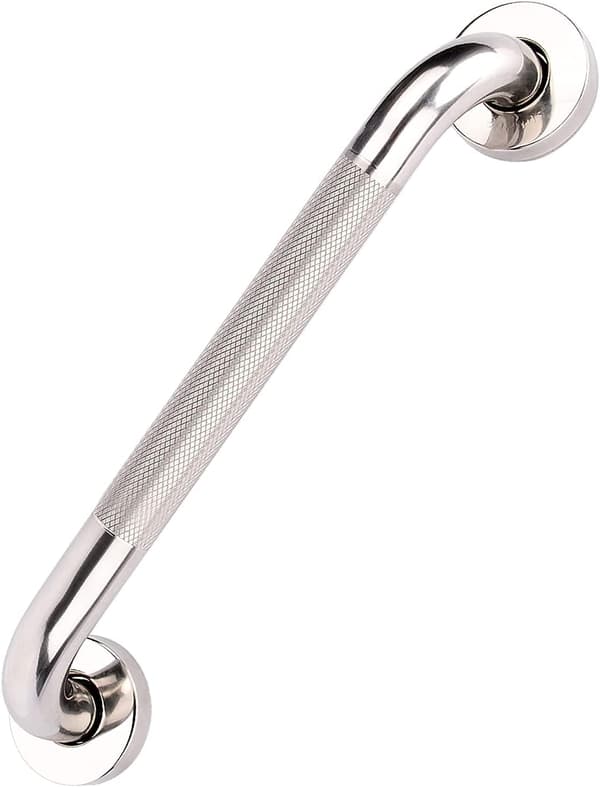 Skridsikkert badeværelsesgreb i 304 rustfrit stål, 30 cm forkromet sikkerhedsgreb til badekar, toilet, badeværelse, trappegelænder