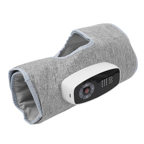 Luftkalvkompressionsmassör Uppvärmning Knådning Automatisk justerbar 3 växlar Vibration Vadmassager Grå