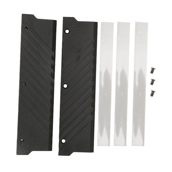 Minne RAM kylfläns MEO PMOAB G Aluminiumlegering Minne RAM kylare DDR5 kylfläns för dator Vattenkylningssystem Svart