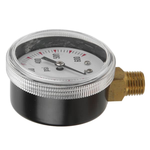 Y50 0-600psi Radialt Trykmåler med 1/4in NPT Messingforbindelse til Trykmåling