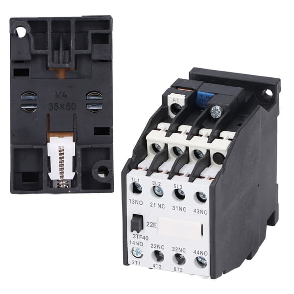 AC Kontaktor Controller 220V 50Hz 9A 2NO+2NC DIN Skinne Tilbehør til Automatisk Kontrol