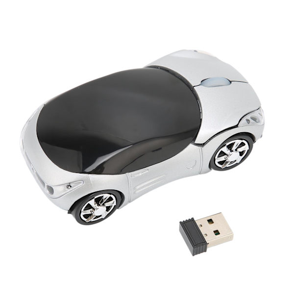 2,4 GHz trådlös bilmus Smart Connection 3D Sports Car Styling Gaming Mouse för Windows 98 för Win 7 för Linux