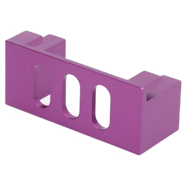 Metal Styre Servo Montering Fast Base Aluminium Legering RC Servo Fastgørelsesmontering til WLToys 104001 1/10 RC Bil Lilla
