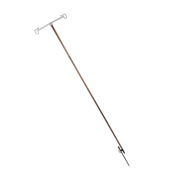 Camping Lygte Stang Foldbar Letvægts Aluminium Legering Udendørs Lanterne Stativ med Opbevaringspose til Picnic Fiskeri Kaffe