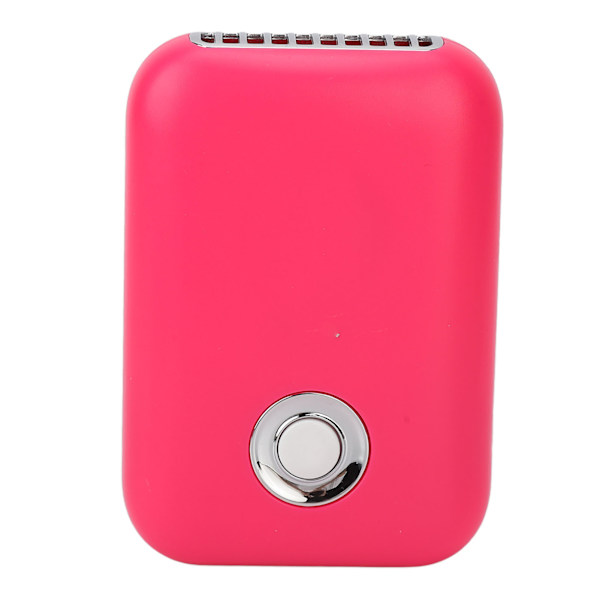 Ögonfranstorkfläkt Mini Bärbar USB Uppladdningsbar 3 hastigheter Lågbrus ögonfransföning med vikbart T-fäste Rose Red