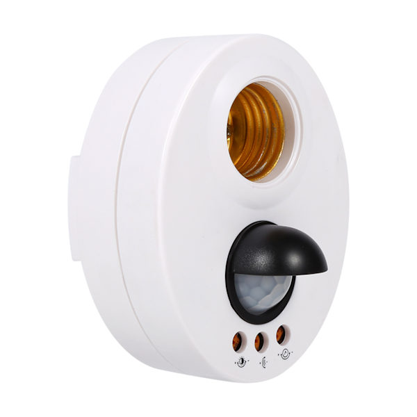 E27 110-250V Människokroppsinduktion Automatisk IR Infraröd sensor Ljussockel Bas Lamphållare