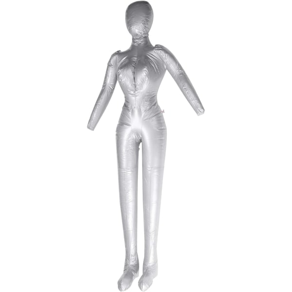 Oppustelig kvindelig mannequin hel krop med arme vinduestilbehør