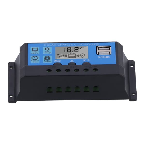 30A 12V 24V 2-vägs MOS Solcellsladdningsregulator PWM 3-stegs Batteriregulator Solpanelregulator