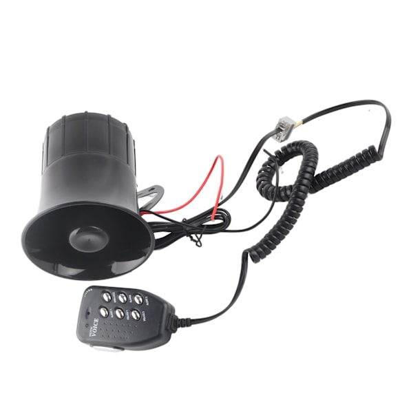 50W 120dB Bilalarm Horn 6 Lydeffekter Nødsignal Sirene Universal til 12V Bilbrandalarm