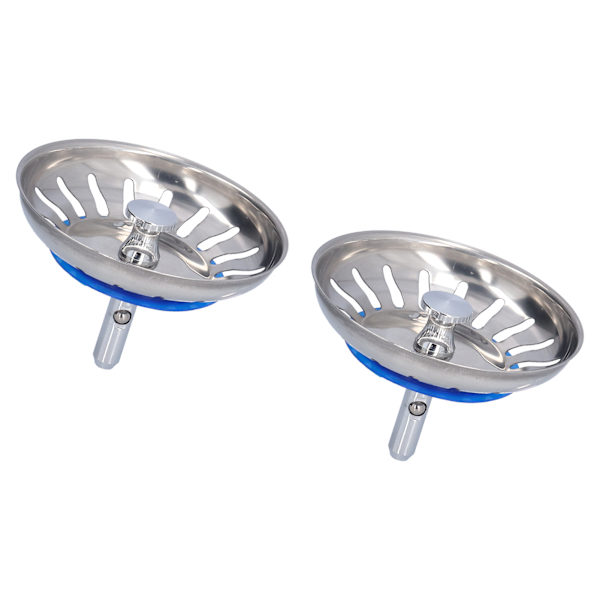 2st Home Diskbänk Sil Plug Stopper 304 Rostfritt stål AntiClogging Disk Tillbehör