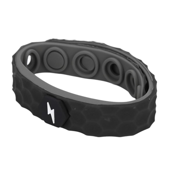 Elektrostatisk anti-statisk armbånd trådløs negative ioner Silikon Elektrostatisk anti-statisk armbånd til kvinder mænd Sort