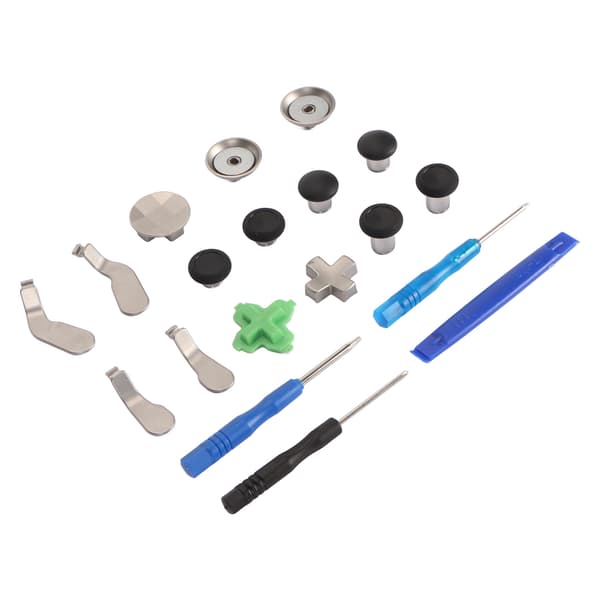 15-i-1 Kontrollerpaddler Tommelpinne Tilbehør Erstatning Rustfritt Stål Kontroller Joystick Deler for Xbox One Elite