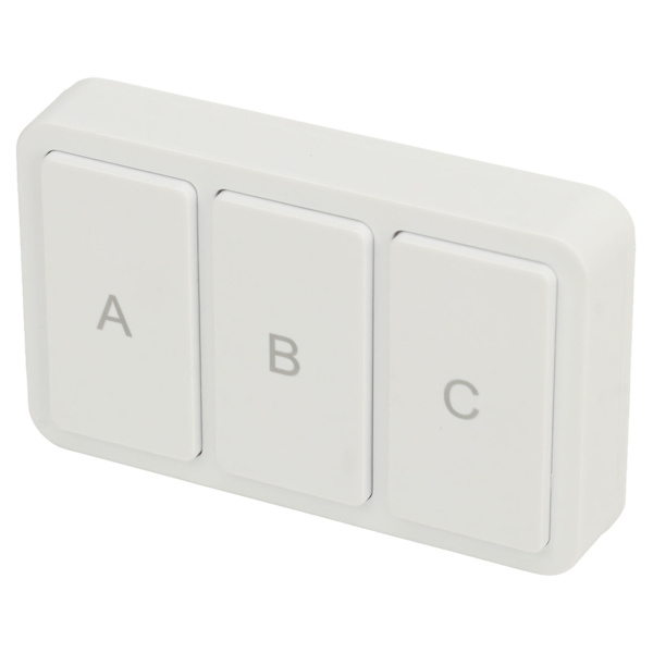 Smart Scene Button Remote 3 Gang Trådløs Fjernbetjening Kontakt til ZigBee til Hjemmet