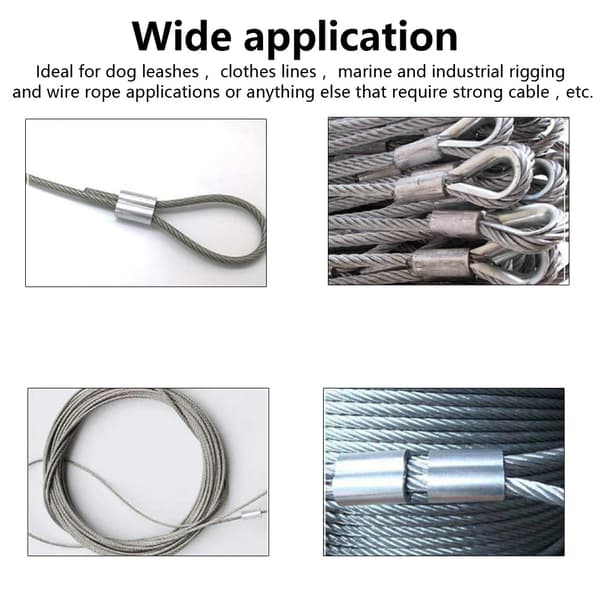 315 stk. Krympeøje af aluminium M1.2 M1.5 M2 M2.5 M3 M4 M5 M6 Hardwaredele