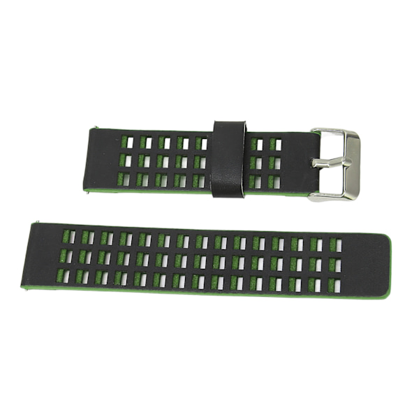 Nahkainen ranneke Realme Watch 2:lle Yhteensopiva 22 mm ranneke Vaihtohihnoja Musta Vihreä