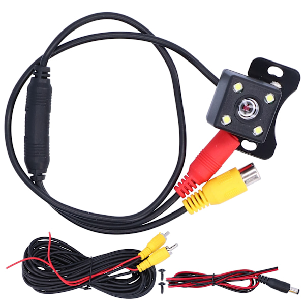 Bil backkamera 140° Extern 4 LED HD Night View registreringsskylt Monterad Universal för 12V